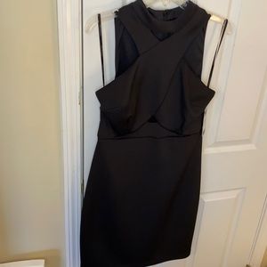 NWT Guess black cutout party dress. Size 10.